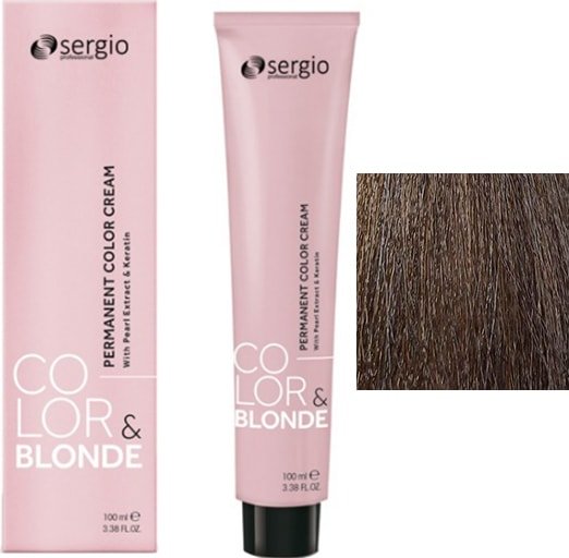 

Крем-краска для волос Sergio Professional Color&Blonde 8.32 блондин песочный