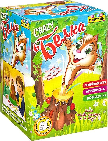 

Детская настольная игра Фортуна Crazy Белка Ф70000