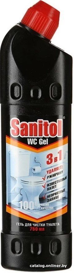 Средство для унитаза Sanitol 3в1 750 мл