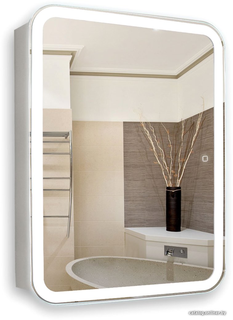 Silver Mirrors Шкаф с зеркалом Фиджи flip 50x75 LED-00002471