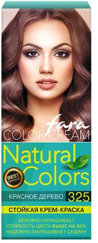 Крем-краска Fara Natural Colors 325 красное дерево 50 мл