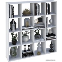 Стеллаж Polini Kids Home Smart Кубический 16 секций 0001695.9 (белый)