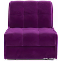 Кресло-кровать Мебель-АРС Барон №2 (микровельвет, фиолетовый) в Барановичах