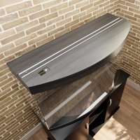 Аквариум Hydroterra Gloria 200 л без тумбы (черный)