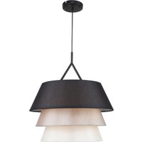 Люстра средней высоты Escada 10187/3S (черный/бежевый/белый)
