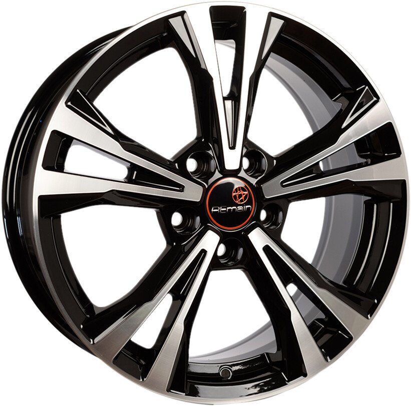 

Литые диски Vector R204 (A 17_Kia Sportage) 17x7" 5x114.3мм DIA 67.1мм ET 48.5мм Алмаз черный