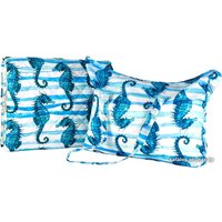 Полотенце Сирень Морской конек 4999339 (бирюзовый)