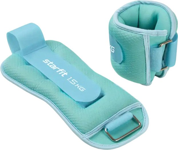 

Комплект утяжелителей Starfit WT-503 (1.5 кг, мятный/синий/пастель)