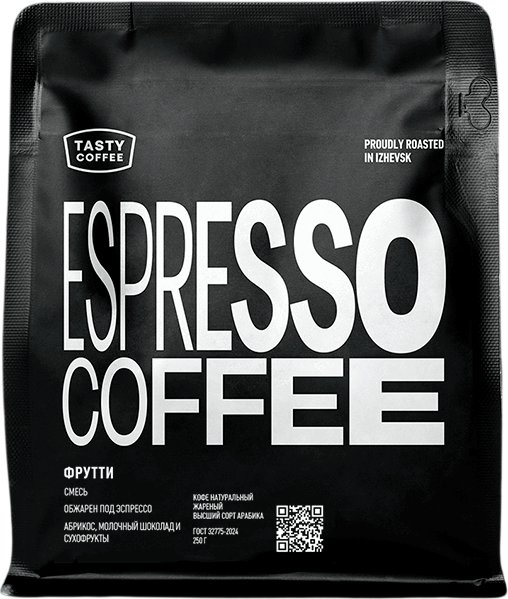Кофе Tasty coffee Фрутти зерновой 250 г