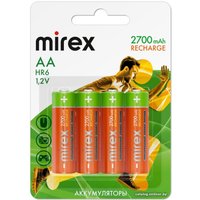 Аккумулятор Mirex AA 2700mAh 4 шт HR6-27-E4