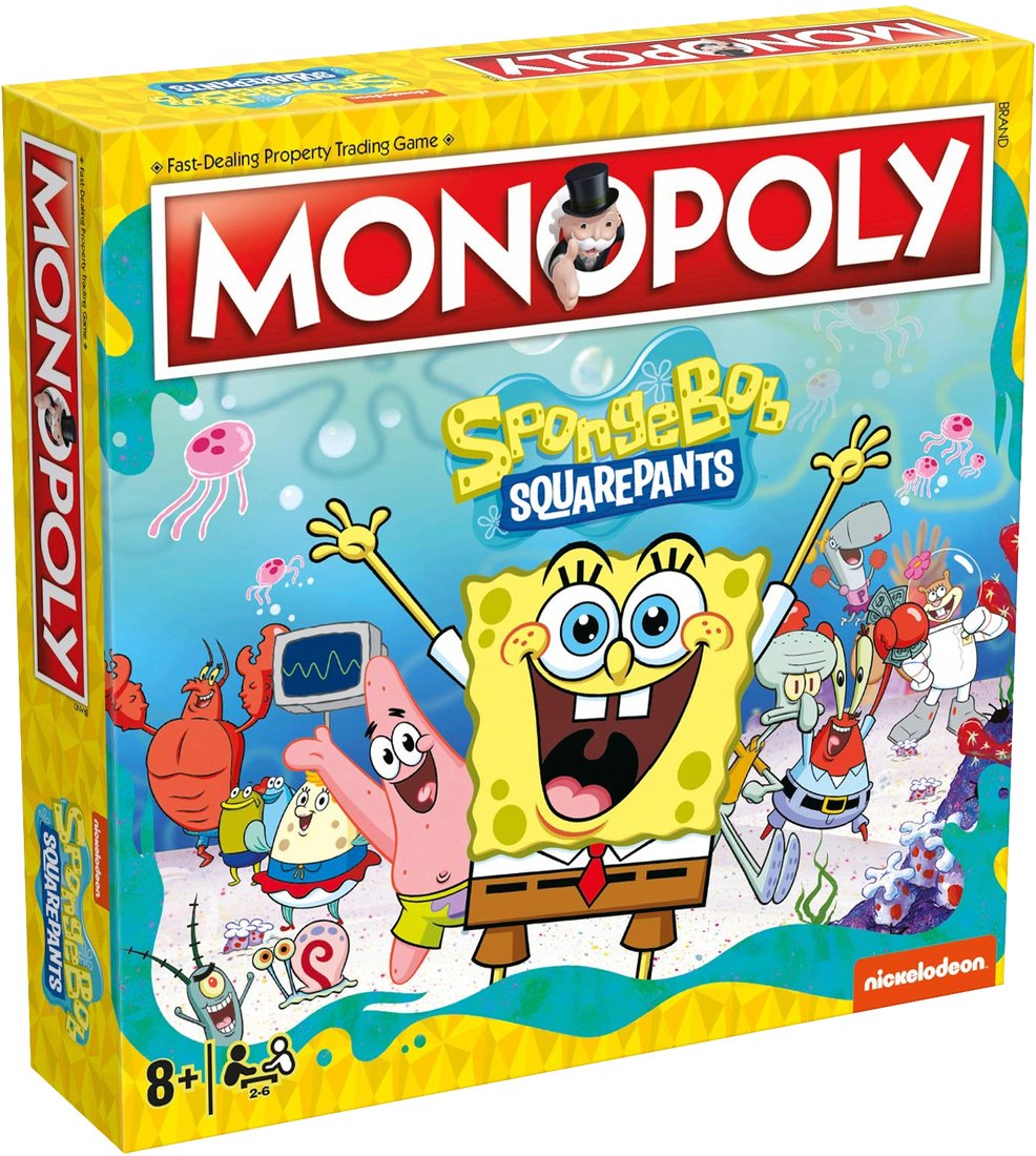 

Настольная игра Hasbro Монополия. Губка боб WM00262-EN1-6