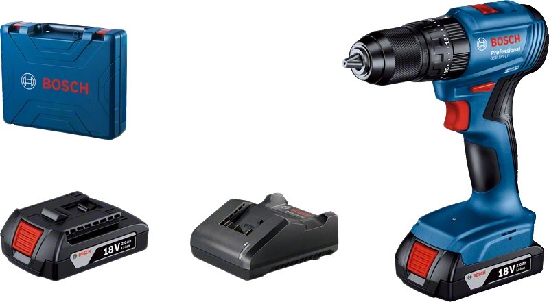 

Ударная дрель-шуруповерт Bosch GSB 185-LI Professional 06019K3100 (с 2-мя АКБ, кейс)
