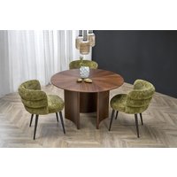 Кухонный стол Halmar Caldo 120/76 (орех/орех)