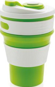 Термокружка Xindao P432.607 350 мл (зеленый/белый)