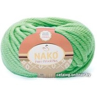 Пряжа для вязания Nako Pure wool plus 2271 100 г 30 м (зеленый) в Лиде