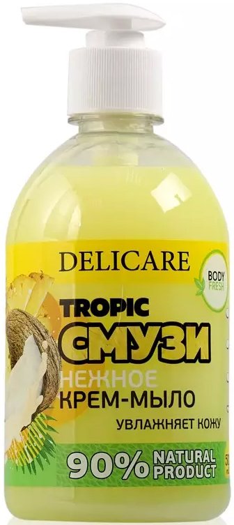 

Delicare Мыло жидкое Body Fresh Тропический смузи (500 мл)