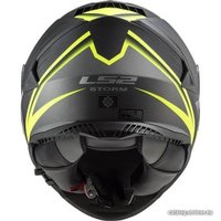 Мотошлем LS2 FF800 Storm Nerve (XL, matt black H-V yellow)