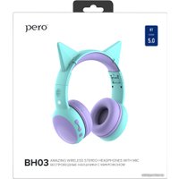 Наушники Pero BH03 (бирюзовый)