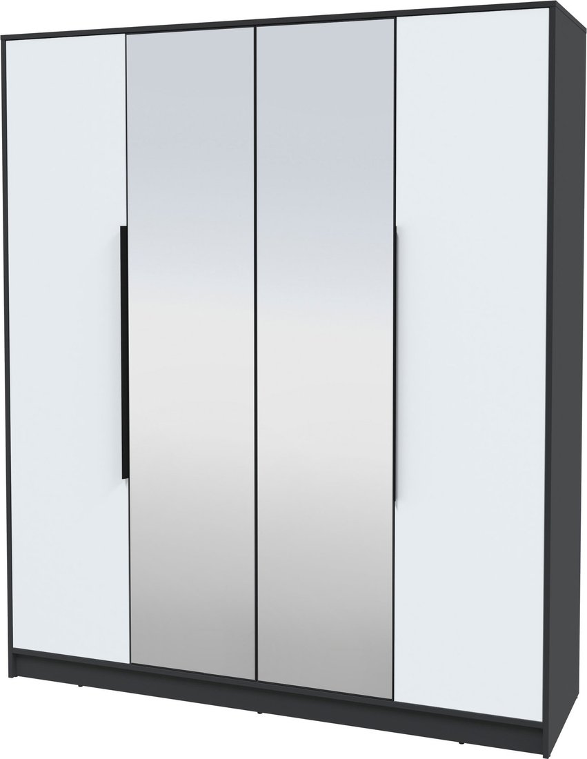 

Шкаф-купе Интерлиния Концепт КТ-Ш4з (белый платинум/антрацит)