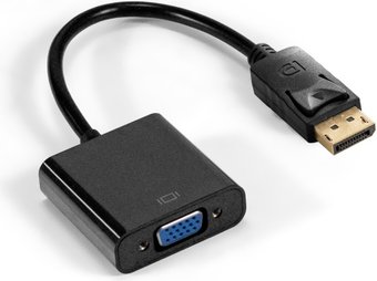 Адаптер ExeGate EX-DPM-VGAF-0.2 DisplayPort - VGA EX294681RUS (0.2 м, черный)