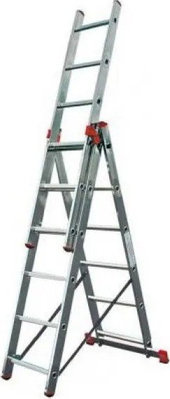 Лестница-трансформер Krause Трехсекционная универсальная лестница TRIBILO 3х6