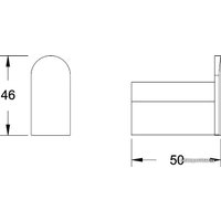 Крючок для ванны Rose RG1711H