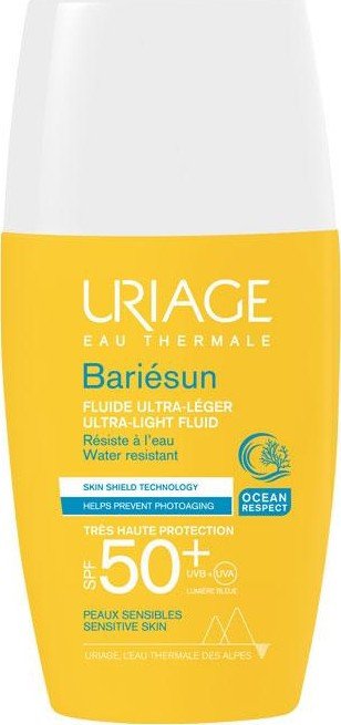Uriage Солнцезащитный ультралегкий флюид Bariesun SPF50+ 30 мл