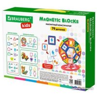 Магнитный конструктор BRAUBERG Kids Magnetic Mega Blocks-79 663848