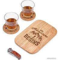 Подарочный набор Экспедиция Канистра - бар 10 л (зеленый)