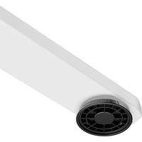 Стол для работы стоя ErgoSmart Wooden Electric Desk Slim 1300х750х27 мм (прямой край, дуб галифакс/белый)