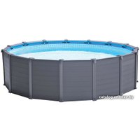 Каркасный бассейн Intex Graphite Gray Panel 26384 (478х124)