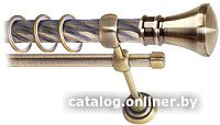 

Карниз для штор Lm Decor Люксор 101 2р витой 25/16мм (антик, 2м)