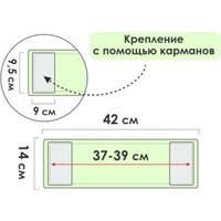 Моп (тряпка) Perfecto Linea Solid 44-532033