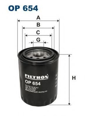 

Масляный фильтр Filtron OP654