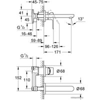 Смеситель Grohe Bauedge 20474000