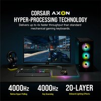 Клавиатура Corsair K100 RGB (черный, Cherry MX Speed, нет кириллицы)
