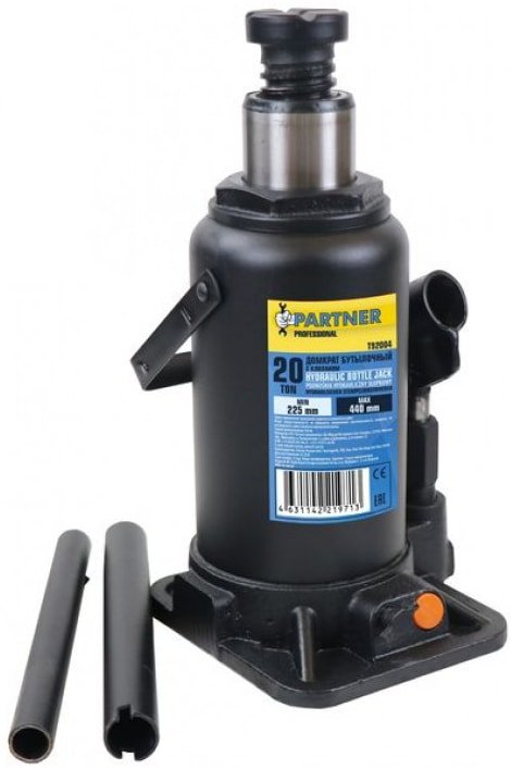 

Бутылочный домкрат Partner PA-T92004 20т