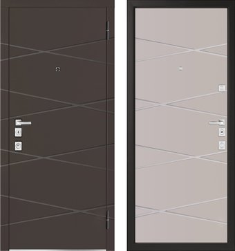 Металлическая дверь Металюкс Милано М1104/10 E (sicurezza basic)