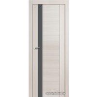 Межкомнатная дверь ProfilDoors 62Х 70x200 (эшвайт мелинга/стекло серебряный матовый лак)