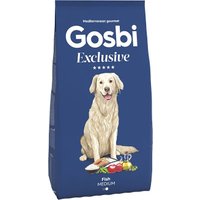 Сухой корм для собак Gosbi Exclusive fish medium 12 кг