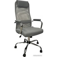 Офисное кресло SitUp Alfa chrome (сетка Grey/ткань Grey)