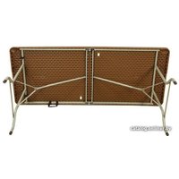 Стол Calviano Складной, прямоугольный 183x75 см (коричневый)