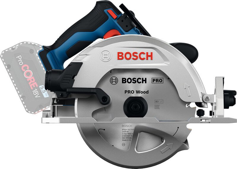 Дисковая (циркулярная) пила Bosch GKS 18V-68-2 Professional 06016D0000 (без АКБ)