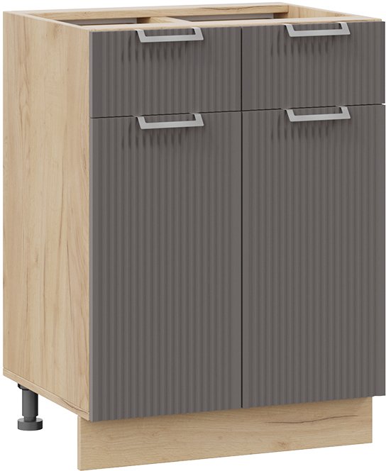 

Шкаф напольный Трия Кимберли 1Н6Я1 (дуб крафт золотой/муссон)