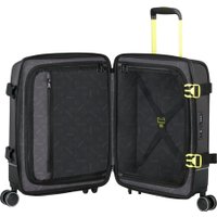 Чемодан American Tourister Urban Track Black/Lime 55 см (4 колеса)