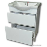  Гамма Тумба с умывальником Р25оФ8-У65 Альбатрос-10065 (белый)