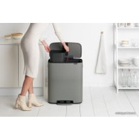 Система сортировки мусора Brabantia Bo Pedal Bin 2 x 30 л (минерально-серый)