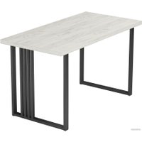 Кухонный стол Mio Tesoro Laim 36 120x66 (дуб крафт белый/черный)