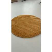 Ковер для жилой комнаты LAXMI Fluffy 01 круг (2x2, Yellow)
