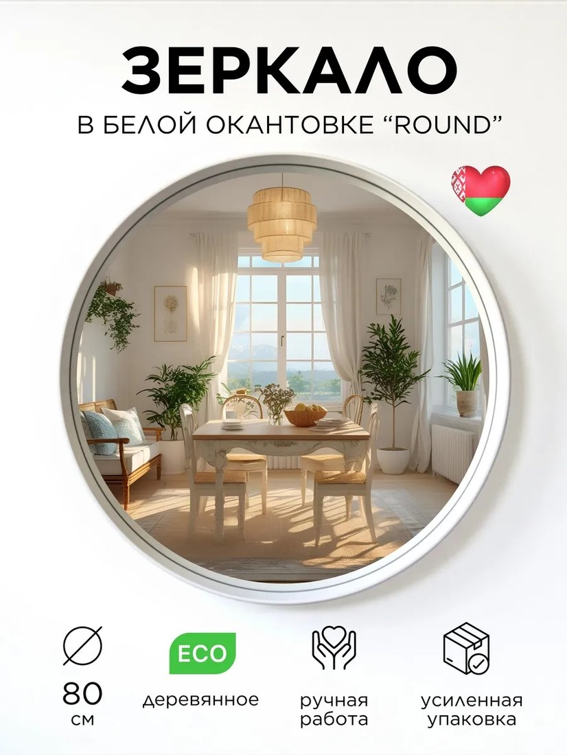 Зеркало Girko Workshop R80W